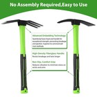 2 Pcs Garden Hoe Cultivator Hand Rake Pick Axes For Digging Mattock