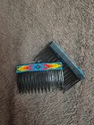 Native American Hand Beaded Hair Comb Set By Jean