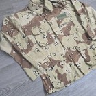 Military Shirt Medium Regular Chocolate Chip Camo Combat Coat Desert Storm   Hat