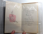 Vintage Wedding Congratulation Card Unused Nos 1950s Litho Ideal Boston Envelope