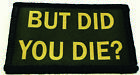 Dumb And Dumber Bathroom Morale Patch Military Tactical Army Flag Usa Hook Badge