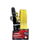 Heavy-duty Ratchet Tie-down Strap With J Hook 27 Ft x2 In  Weather Resistant New