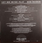 Rob Reider Let Hid Music Play Gospel Music Lp Record Album Signed