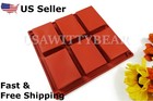 3 Set Rectangle Silicone Soap Making Molds Baking Diy Mold For Cake Bakeware