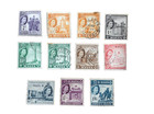 Malta 1953  Qeii Used Stamps    Siege Monument  Aqueduct  Tarxien Temples