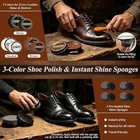 20pcs Ultimate All-in-one Leather Shoe Polish Kit Shine Care Brush Cleaning Tool