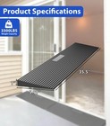 Threshold Ramp For Doorways  Rubber Wheelchair Ramps 1   Rise   35 5  Wide  C   