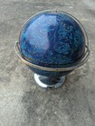Vintage Rand Mcnally Celestial Globe 12  Chrome Base   Armillary Rings