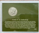 John F  Kennedy Jfk  Half Dollar Bicentennial  Coin And Stamp Collection 5 Cent