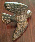 Vintage American Eagle Flag Pole Topper Finial Brass  i Think  Patina Appearance