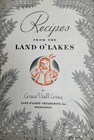 1935 Vintage Land O Lakes Cookbook Grace Viall Gray Ephemera Rustic Recipes Book