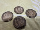 Five Cents Canada 1893 1908 1912 Newfoundland 1907-4 Silver Coins-free Ship 