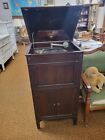 Columbia Grafonola - Type K2 Loaded With Records - Works See Video