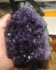 Large  Amethyst Crystal Cluster  Geode From Uruguay Cathedral  
