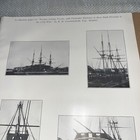 Antique Plate Photos Showing Lofty Spars Of Old Ironsides   Charleston Navy Yard