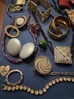 Antique Vintage Junk Drawer Jewelry Lot Estate Sale Find - Lot X- 5