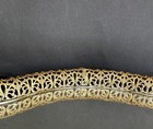 Vtg Large Gold Filigree Mirrored Tray Vanity Dresser Perfume Cosmetics 16   x 11   