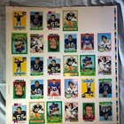 1997 Topps Stars Football Rookie Reprint 19  X 28  Uncut Sheet - Sayers Dawson  