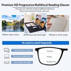 5pk Men Women Multifocus No Line Progressive Reading Glasses Multifocal Readers