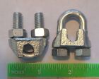 Steel Aircraft Cable Wire Rope 250  1 4  7x19 Galvanized Cable With Cable Clamps