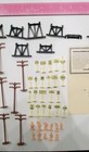Bachmann Ho Train Toy Lot  Throttle Signs Electric Lines Figures Railroad Track