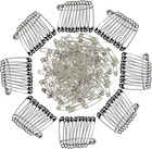 200 Pcs Heavy Duty Large 1-1 2  Safety Pins - High-grade Steel  Nick