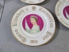 Set Of 6 -1953 Queen Elizabeth Coronation Year 22kt Gold Plate Translucent China