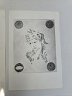Vintage Original Etching Print Lot Of 3 On Fabriano Paper W Tissue Art