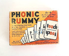 Vintage Phonic Rummy Boxed Card Games - 1953  2157 Set B 2nd And 3rd Grade Age