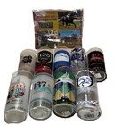 Kentucky Derby Horse Racing Mint Julep 9 Glasses Autographed Photo Secretariat