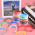Jesus Loves You Silicone Wristbands Christian Jesus Bracelet For Men Women Party