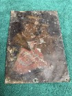 Antique Mexican Retablo Religious Painting On Tin San Jose Y El Ni  o Jesus