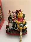 Vintage 1998 Disney Winnie The Pooh Stocking Holder Santa   s Best  Pooh   Piglet