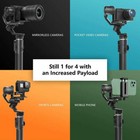 Feiyutech G6 Max 3-axis Handheld Gimbal Stabilizer For Gopro Smartphone Cameras