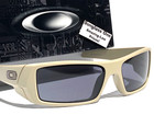 New Oakley Gascan Matte Sand Tan W  Polarized Galaxy Black Lens Sunglass 9014-e1
