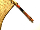 Antique Pankha Hand Fan South Asia Indian Woven Bamboo Folk Art