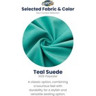 Ultimate Sack 5ft Bean Bag Chair And Footstool  Oversized Lounger  Teal Suede