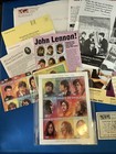 John Lennon International Collectors Society Stamp Sheet Coa  2106