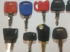  21  Keys Cat volvo  Hitachi  John Deere jcb  Komatsu kobelco kato forklift