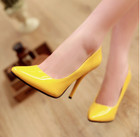 Women s Lady Pointy Toe High Heel Stiletto Office Slip On Wedding Pump Shoes New
