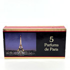 5 Parfums De Paris 5 Piece Miniature Perfumes Boxed Set New factory Sealed Vtg