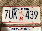 Vintage New York State Statue Of Liberty License Plates