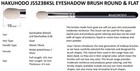 Hakuhodo J5523 Hand Crafted Makeup Eye Shadow Brush