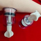 2pcs Nipple Sucking Vacuum Twist Cupping Sucker Breast No Pump Enhancer Enlarger