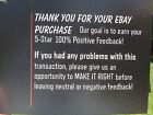 Thank You For Your Ebay Purchase  500 Bus  Size Cards Glossy Print Fast Shipping