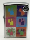 Multi Zippo Pop Art Zippo Flame Chrome 2022 Zippo Lighter New