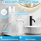360ml Touchless Soap Dispenser Sensor 4 Levels Usb Rechargeable Ipx5 Waterproof
