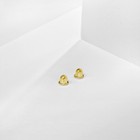 Replacement Pair  2  18k Gold Plated Earring Screw Backs Fits In Season Jewelry