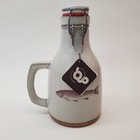 New Grayling Ceramics Orvis 32 Oz  Swing-top Air-tight Brew Growler Made In Usa
