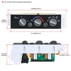 A c Heater Climate Control Module For Chevy Gmc C1500-c3500 K1500-k3500 599-007 